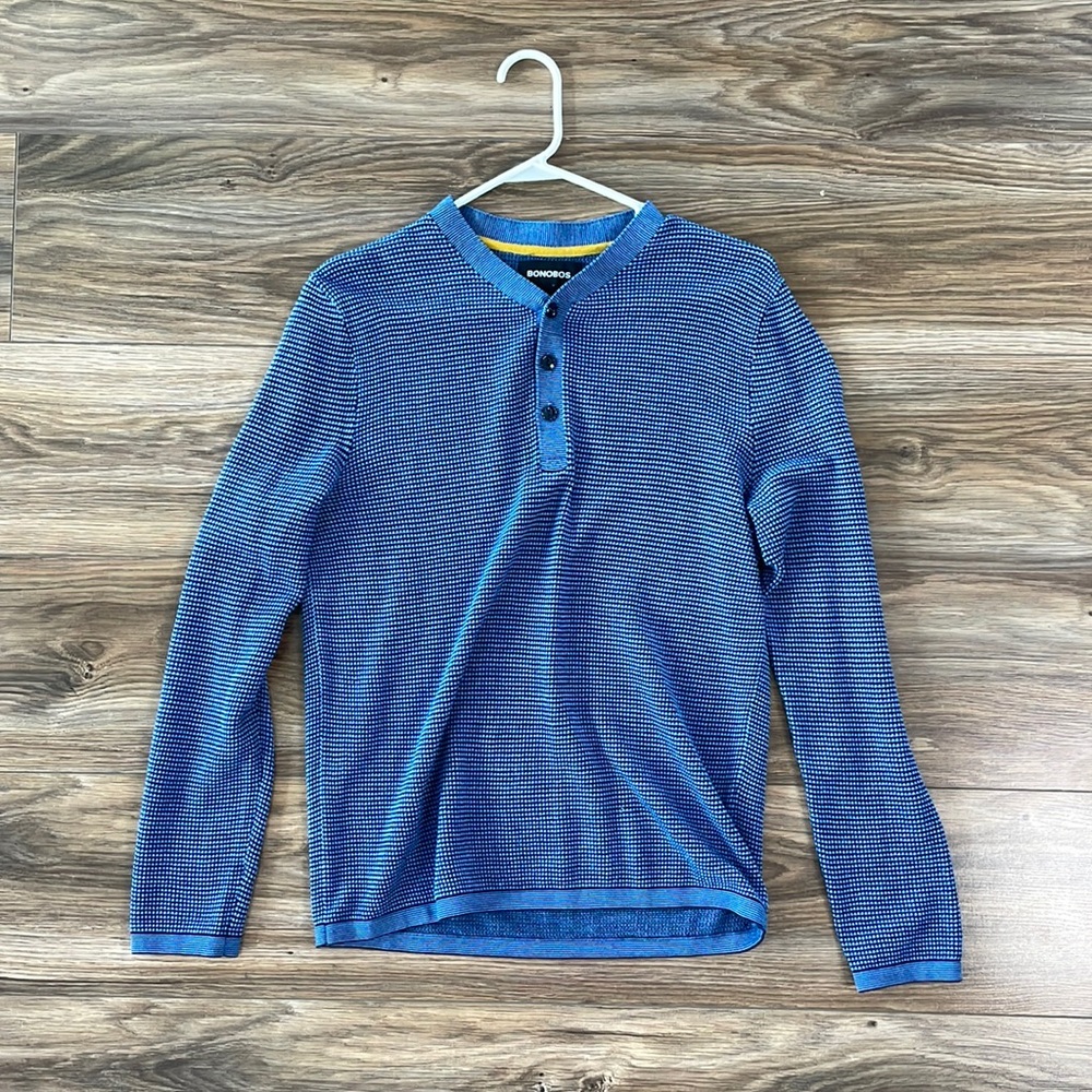 Bonobos Merino Hybrid Henley NWOT